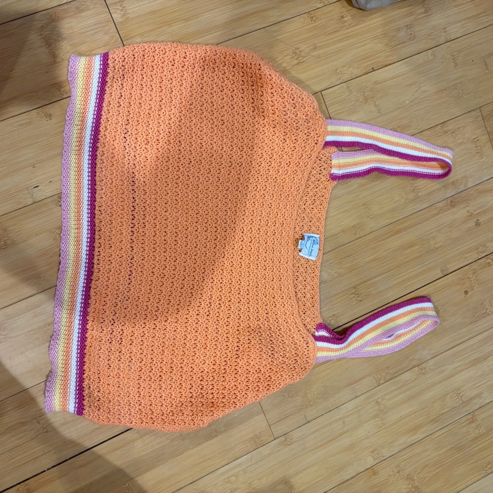 Orange Knit top